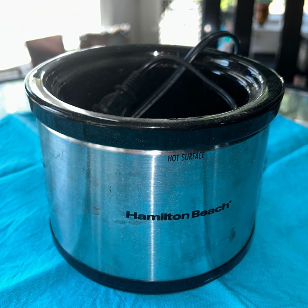 Mini Hamilton beach crockpot